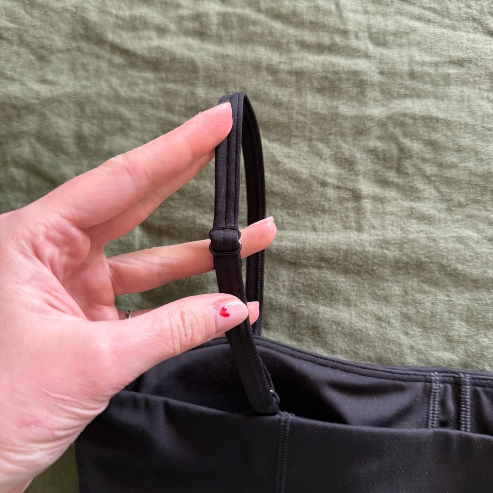Gymshark bandeau sports bra black M - Picture 3 of 5